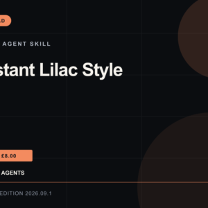 Assistant Lilac Style Agent Skill — RankThread Edition cover Assistant Lilac Style Agent Skill: RankThread Edition cover