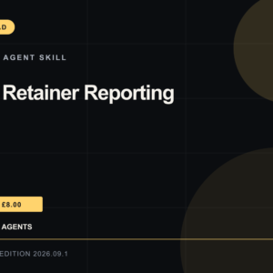 Client Retainer Reporting Agent Skill: RankThread Edition cover