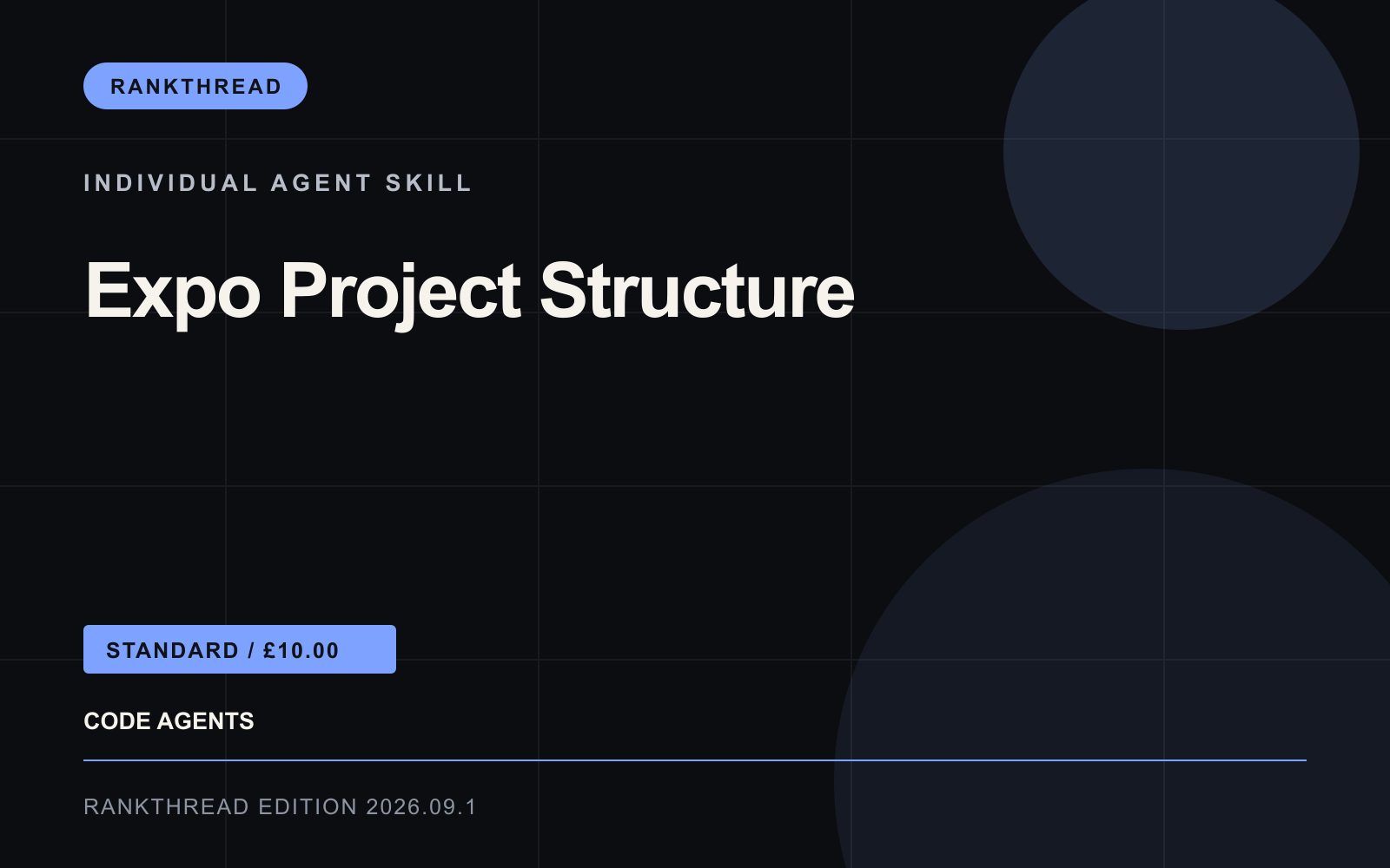 Expo Project Structure Agent Skill cover