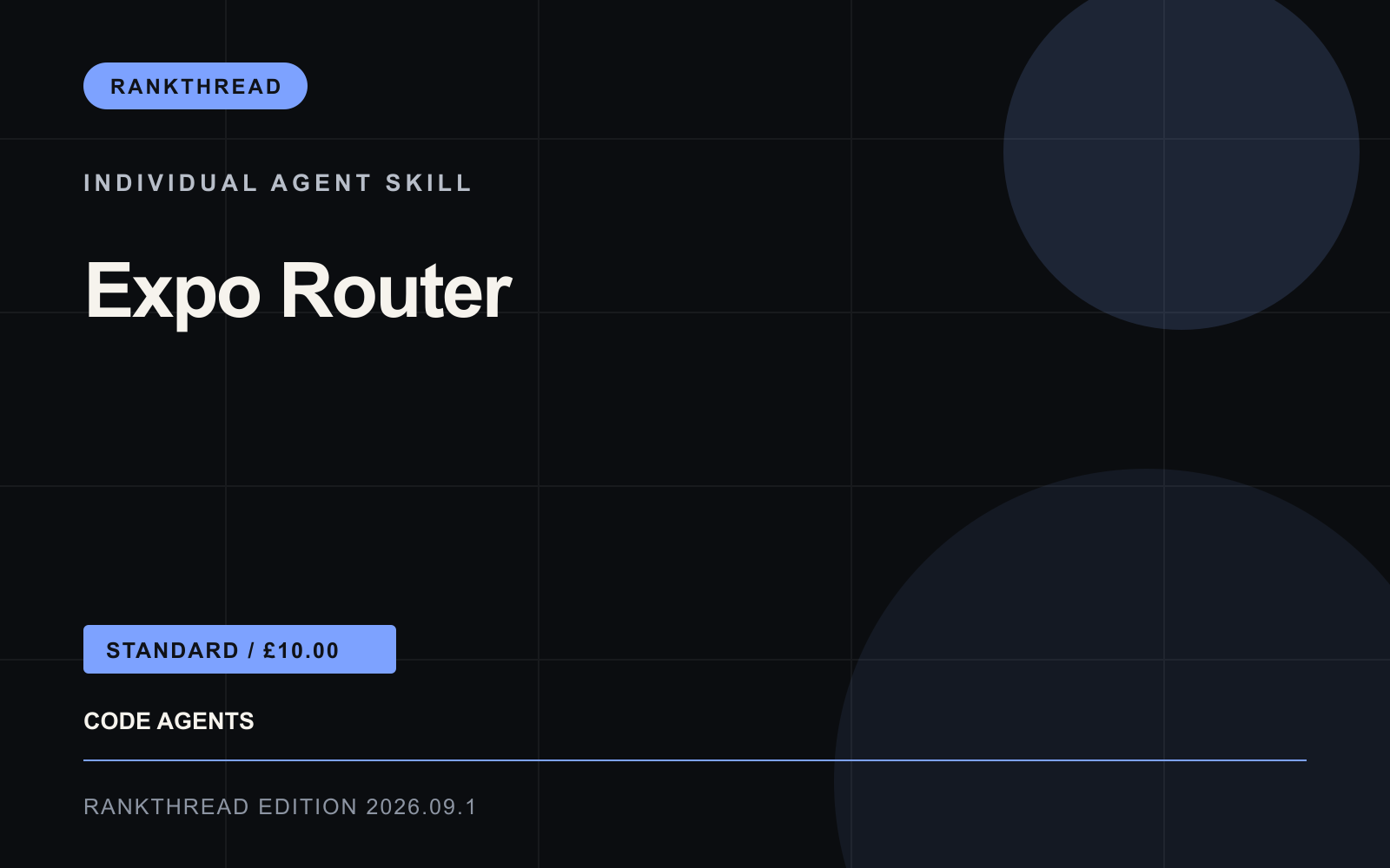 Expo Router Agent Skill cover