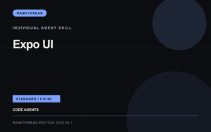 Expo UI Agent Skill — RankThread Edition cover Expo UI Agent Skill: RankThread Edition cover