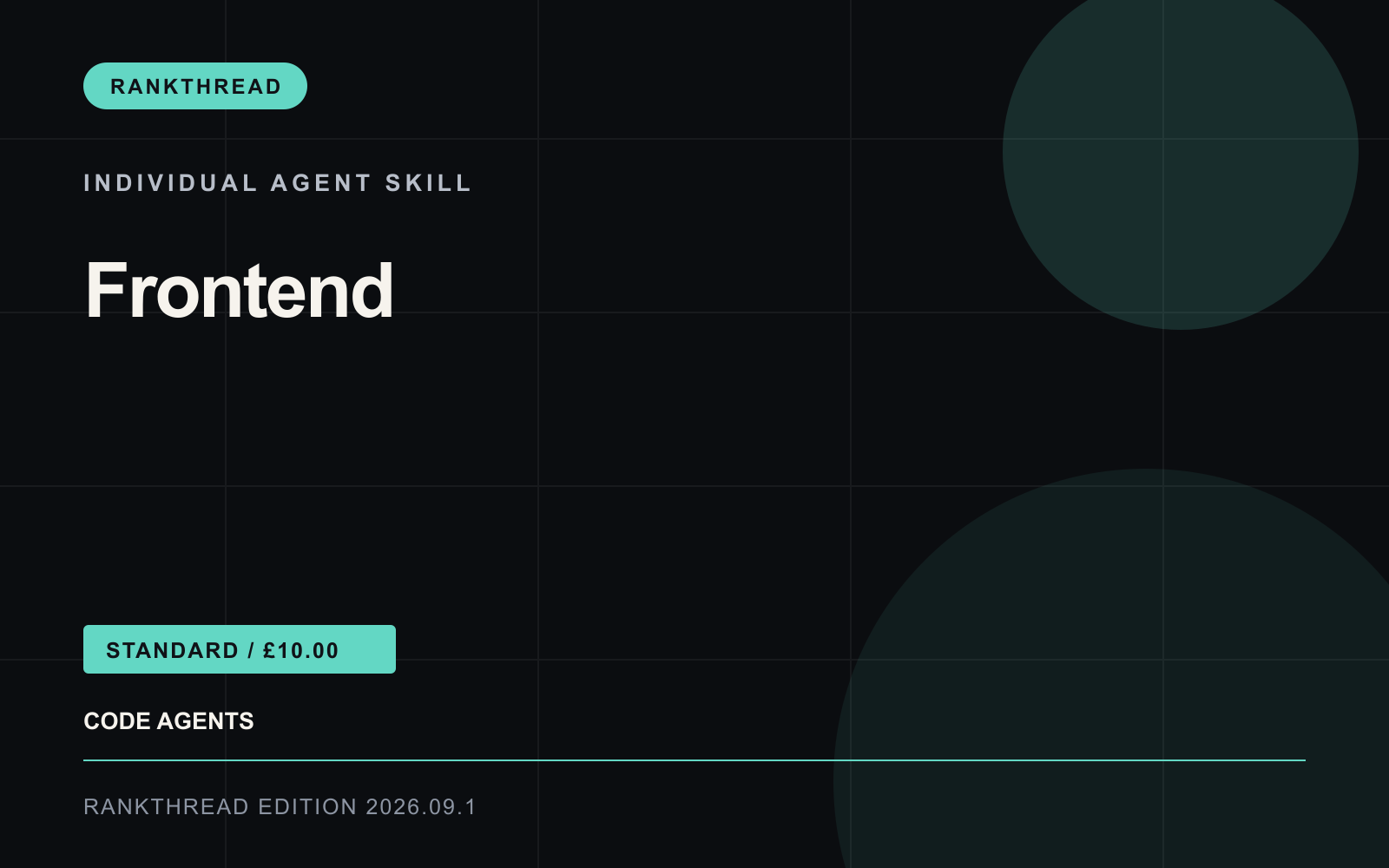 Frontend Agent Skill cover