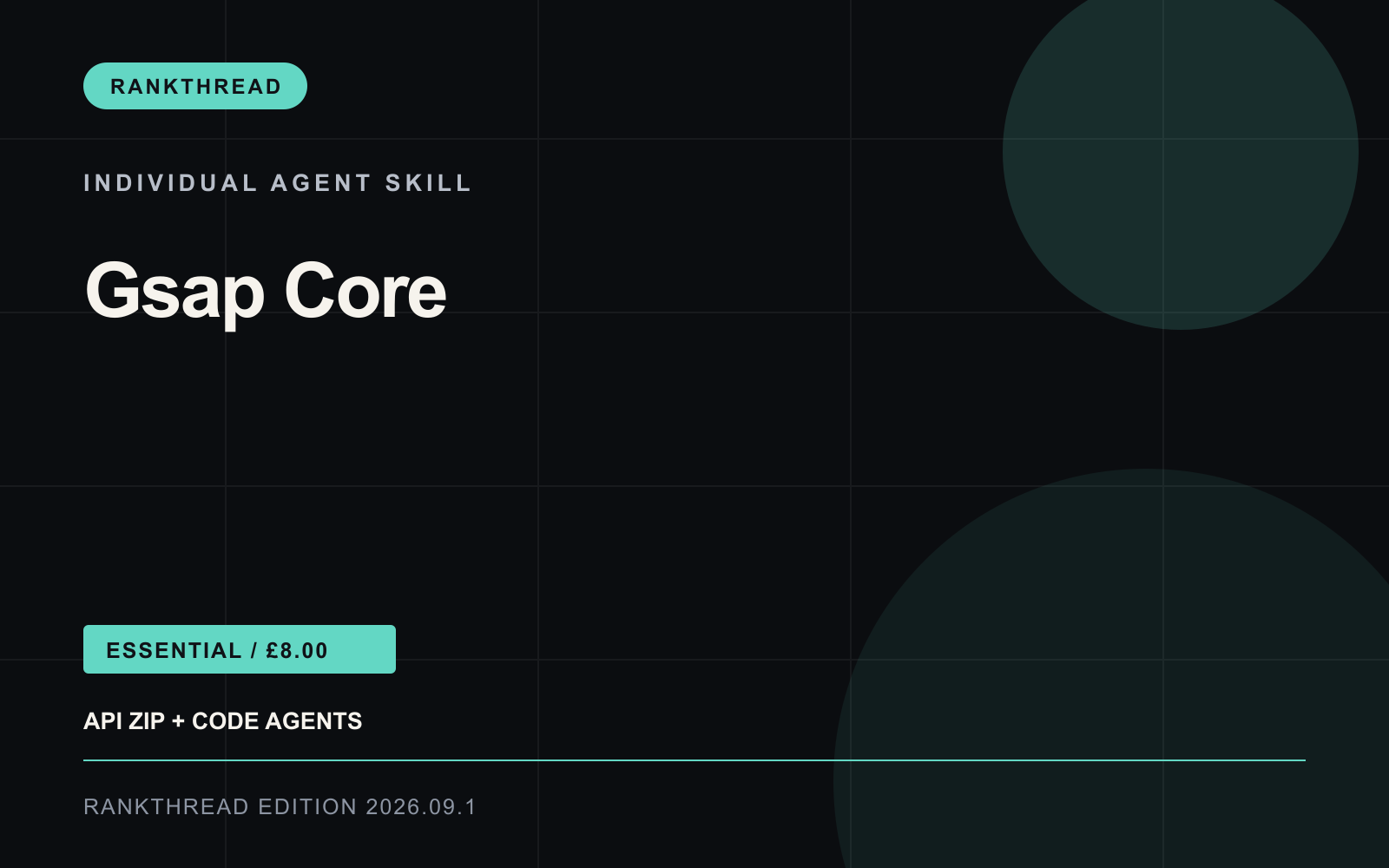 Gsap Core Agent Skill cover