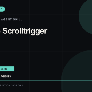 Gsap Scrolltrigger Agent Skill: RankThread Edition cover