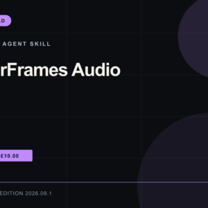 HyperFrames Audio Agent Skill: RankThread Edition cover