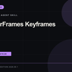HyperFrames Keyframes Agent Skill — RankThread Edition cover HyperFrames Keyframes Agent Skill: RankThread Edition cover