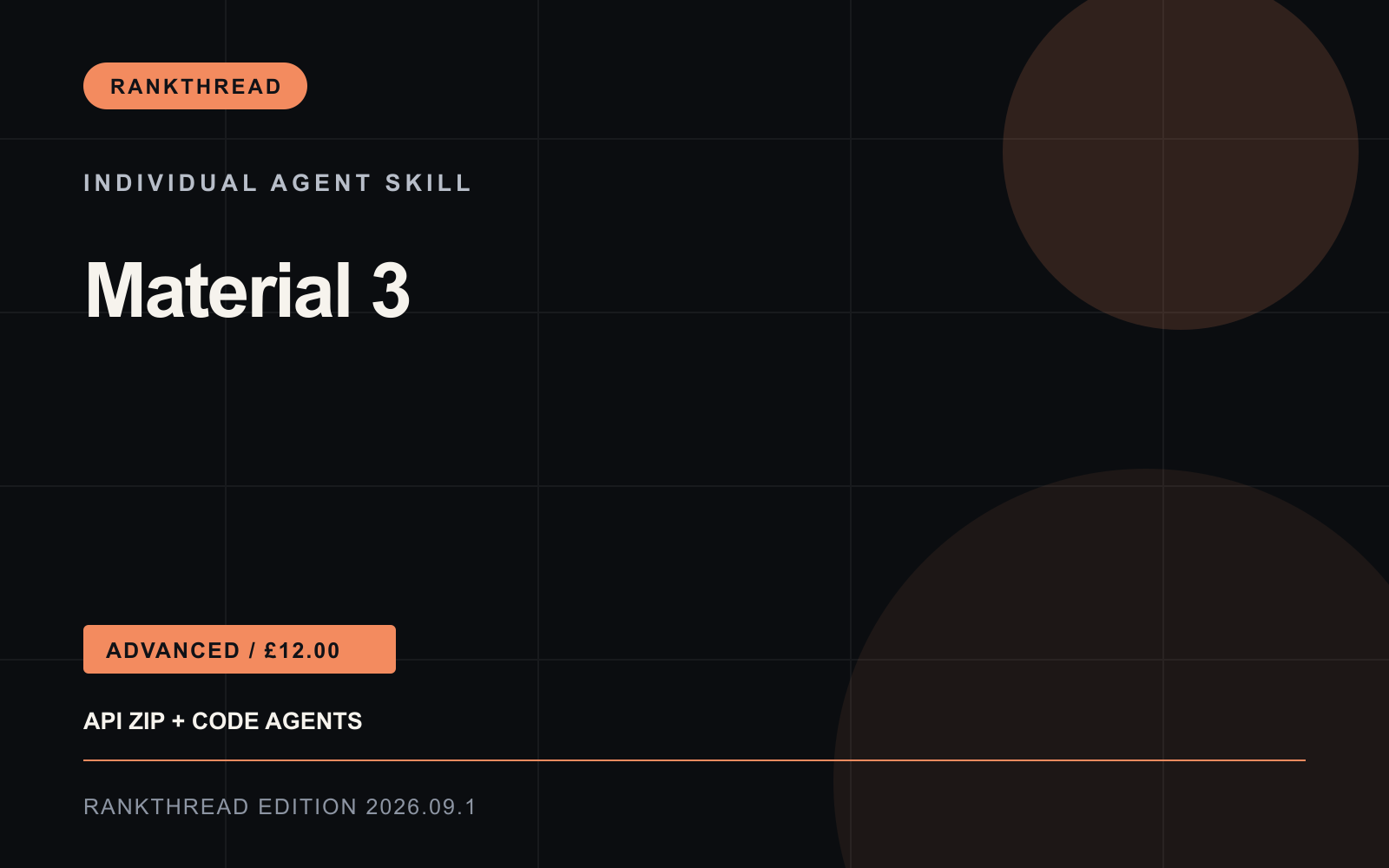 Material 3 Agent Skill cover