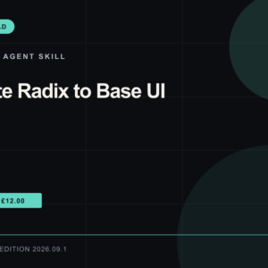 Migrate Radix to Base UI Agent Skill — RankThread Edition cover Migrate Radix to Base UI Agent Skill: RankThread Edition cover