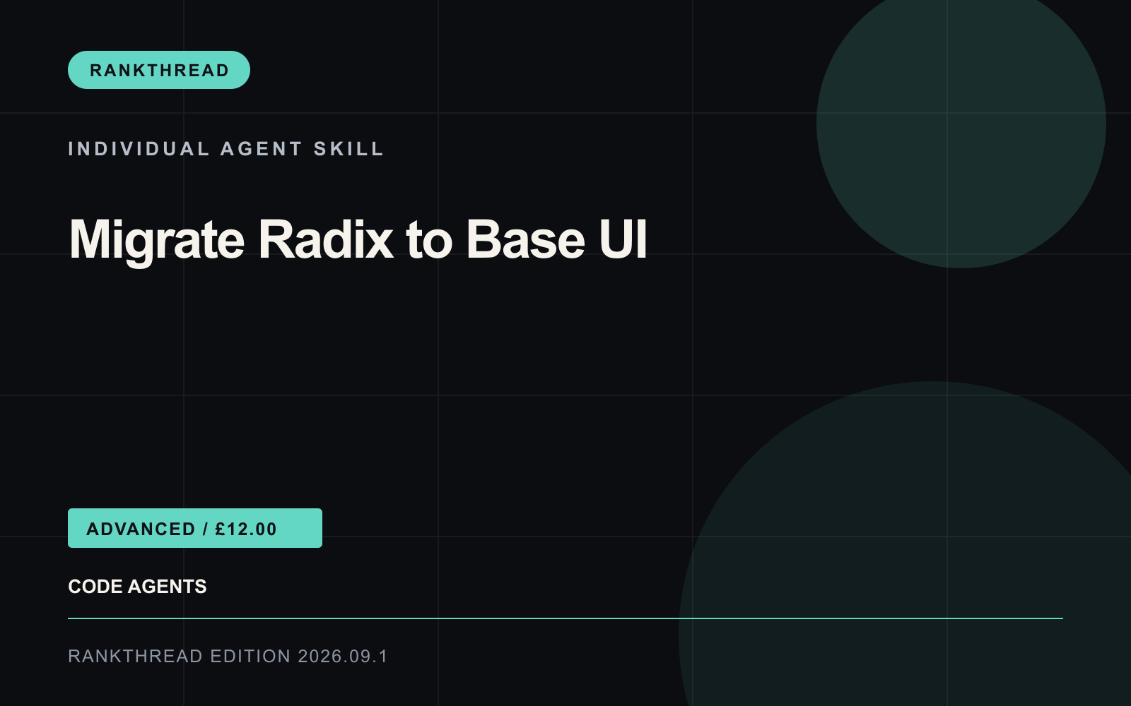 Migrate Radix to Base UI Agent Skill cover