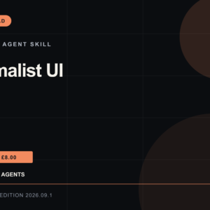 Minimalist UI Agent Skill — RankThread Edition cover Minimalist UI Agent Skill: RankThread Edition cover
