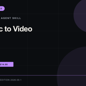 Music to Video Agent Skill — RankThread Edition cover Music to Video Agent Skill: RankThread Edition cover