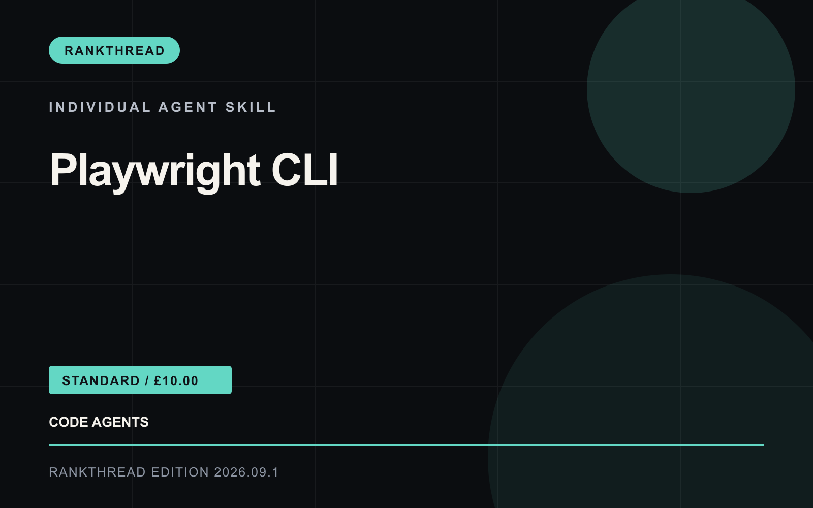 Playwright CLI Agent Skill cover