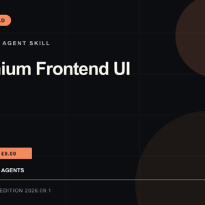 Premium Frontend UI Agent Skill: RankThread Edition cover