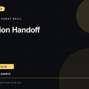 Session Handoff Agent Skill — RankThread Edition cover Session Handoff Agent Skill: RankThread Edition cover