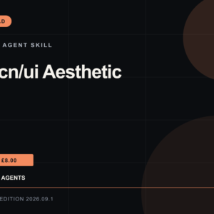 shadcn/ui Aesthetic Agent Skill — RankThread Edition cover shadcn/ui Aesthetic Agent Skill: RankThread Edition cover
