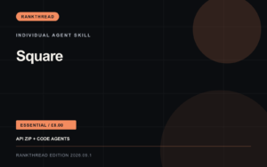 Square Agent Skill — RankThread Edition cover Square Agent Skill: RankThread Edition cover