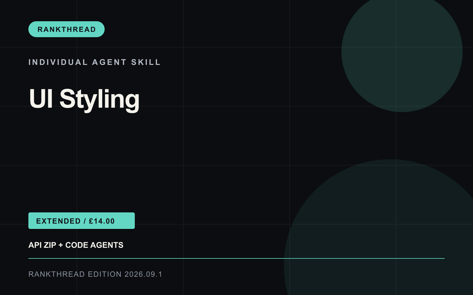 UI Styling Agent Skill cover