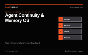Agent Continuity & Memory OS cover Agent Continuity & Memory OS product cover