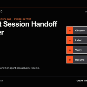 Agent Session Handoff Starter cover Agent Session Handoff Starter product cover