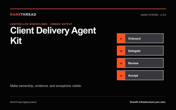Client Delivery Agent Kit cover Client Delivery Agent Kit product cover